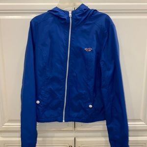 Hollister Blue Windbreaker Youth - Medium